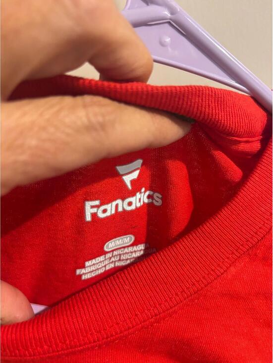 Bryce Harper Phillies Shirt Mens Medium Red Fanatics MLB NWT #10 Baseball Tee - Picture 4 of 4